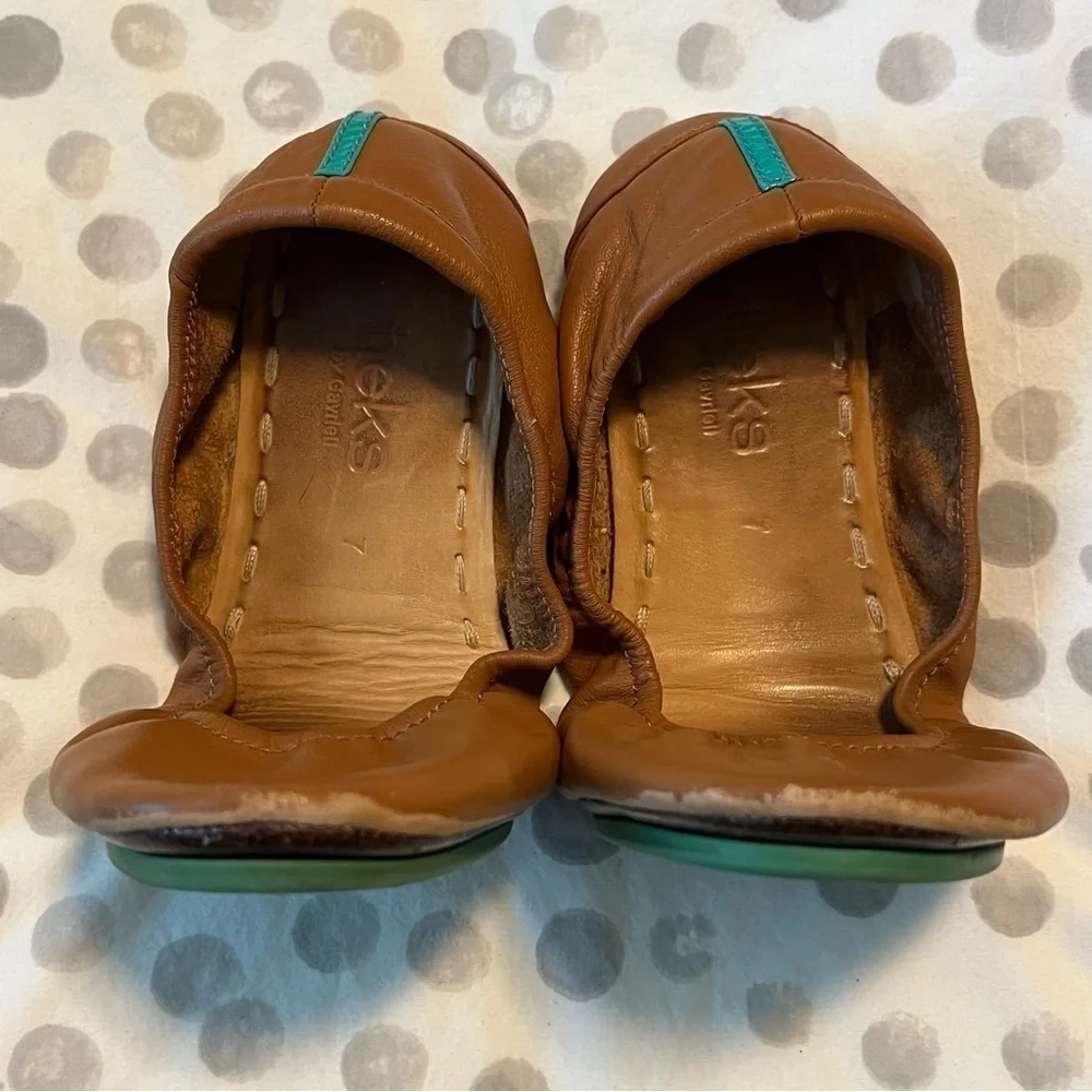 Tieks Chestnut Ballet Flat Shoes Size 7